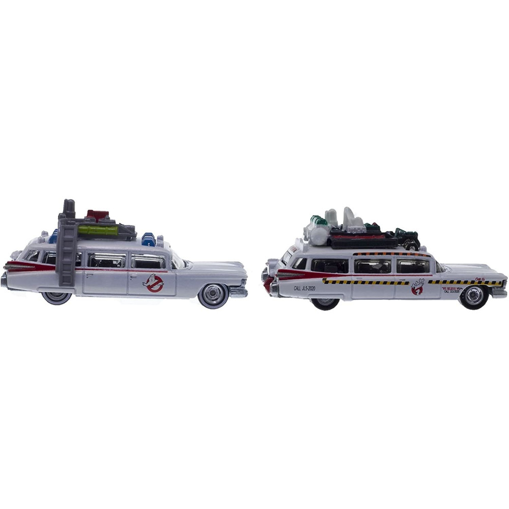 HotWheels Ghostbuster Ecto-1 & 2ミニカーセット Машинка Hot Wheels Ecto-1 & Ecto-1A (2016 Ghostbusters 2-Packs